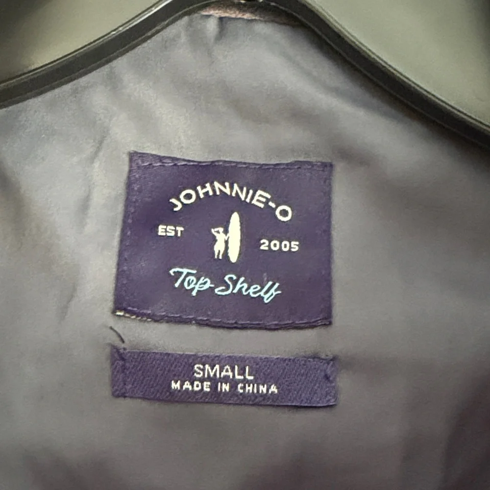johnnie-O Quilted Dark Blue Puffer Jacket - Picture 6 of 9